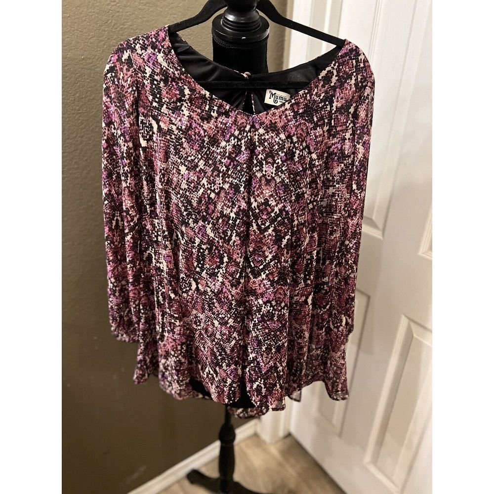 SHOW ME YOUR MUMU Size Small Bombshell Dress Flared Sleeve Snakeskin Print